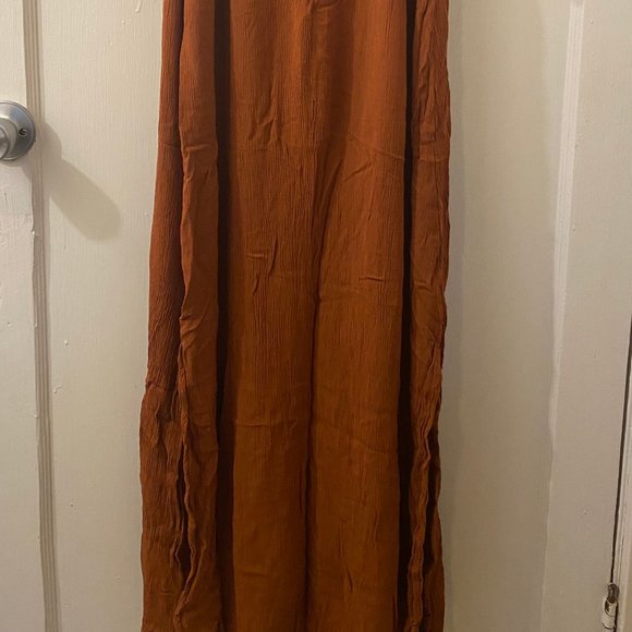 Forever 21 Maxi, Midi Dress, Spaghetti, Bow Tie - Picture 5 of 7